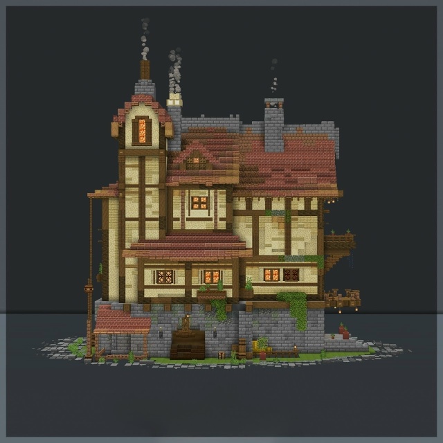 Красивый домик в Стимпанк стиле!
Хотели бы жить в тако...