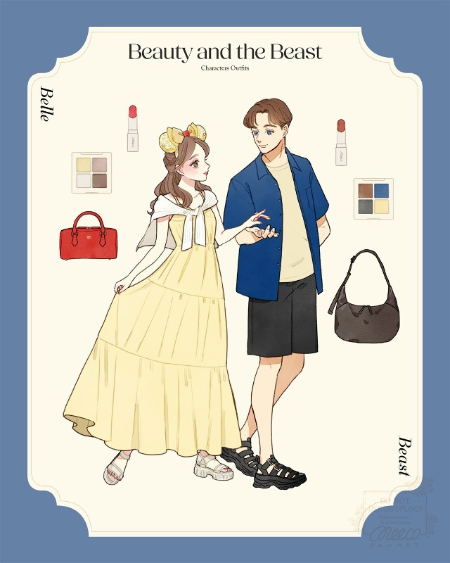 #Disney /Дисней
Стильные летние образы парочек Диснея от ...