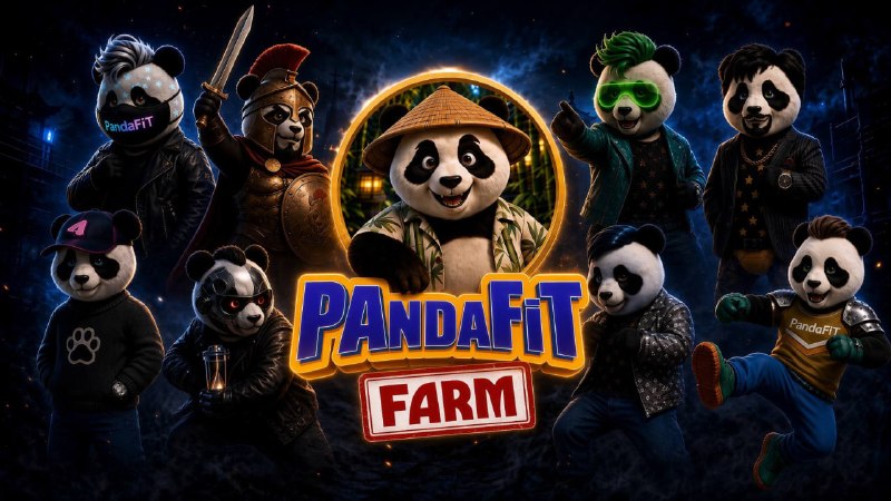 #PandaFiT 🐼
🐼 НОВАЯ ГЛАВА PANDAFiT СКОРО НАЧНЕТСЯ.
До старта масштабного фарма 🔳 PFI — около 40