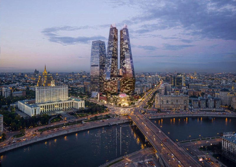 🏙️ Появились ещё концепции небоскребов на месте здания СЭВ на Новом Арбате Сейчас здание готовят к