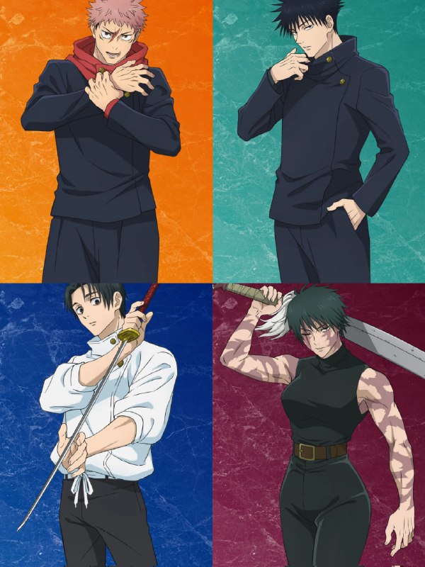 ⚡️Новые иллюстрации персонажей 3 сезона аниме «Магическая битва»
Последняя серия первой части сезон