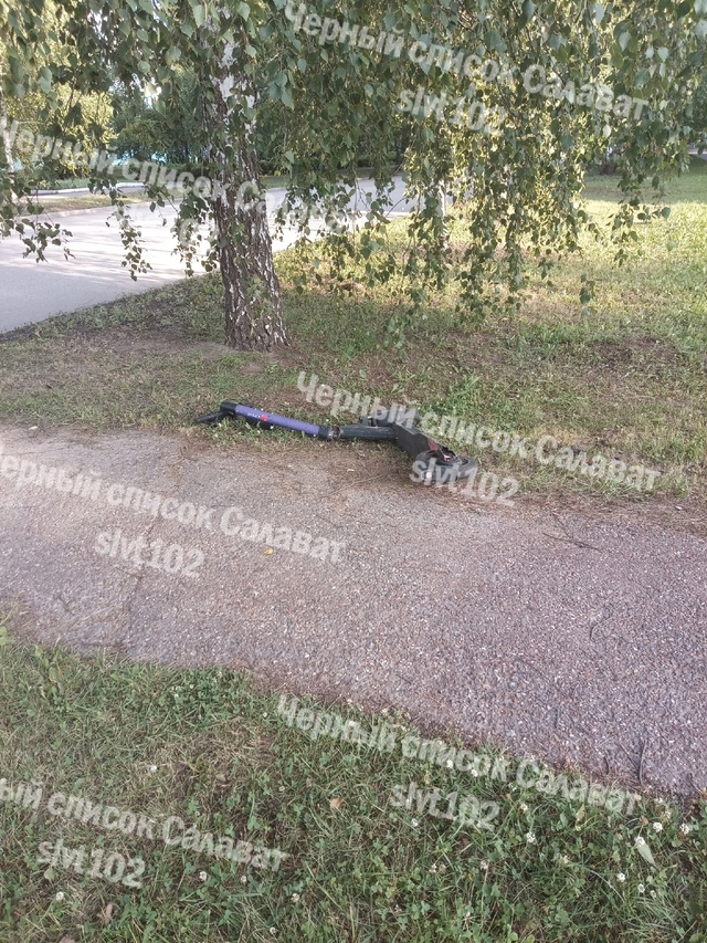 Здравствуйте. Вчера, возле Космонавтов 46, самокат слом?...