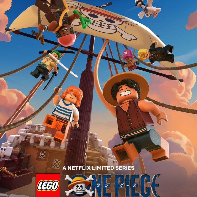 По кирпичику — к титулу Короля пиратов
Новый постер к двухсерийному Lego-спешлу по "Ван-Пису" (One