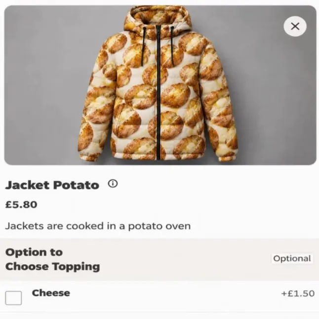 🤖 ИИ не справился с созданием еды для приложения доставки
Just Eat протестировала в Британии ИИ-сер