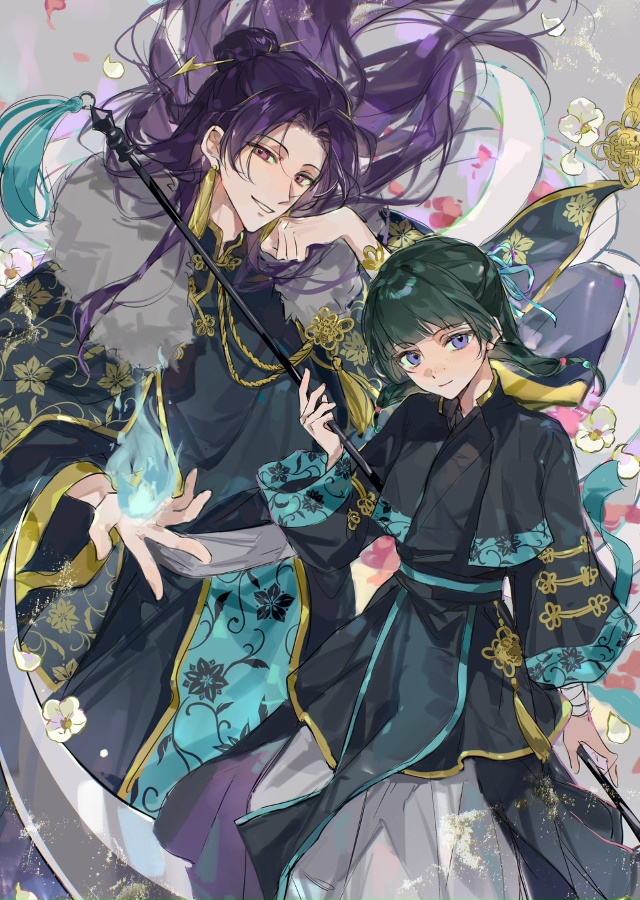 Утро с Женькой и Маомао от YuiKisezu.
❤ #арт@advance_empire | #kusuriya