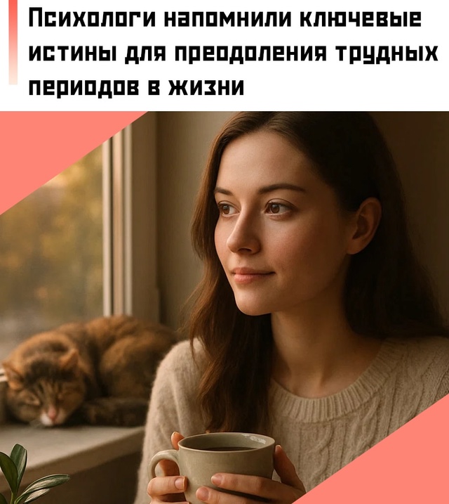 ❗ В моменты жизненных испытаний специалисты советуют ...