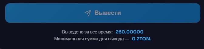 #Business_Land 🤑
Сделал 13-й вывод из проекта, перевод дошел в течении минуты 👍
Инвестировано: 300