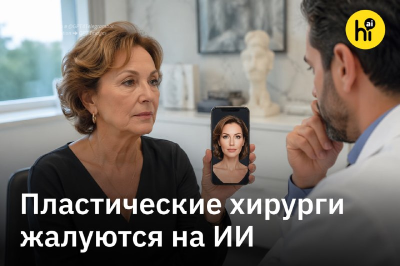 📸 Пластические хирурги жалуются, что клиенты просят их о нереальных операциях из-за ИИ
Перед визито