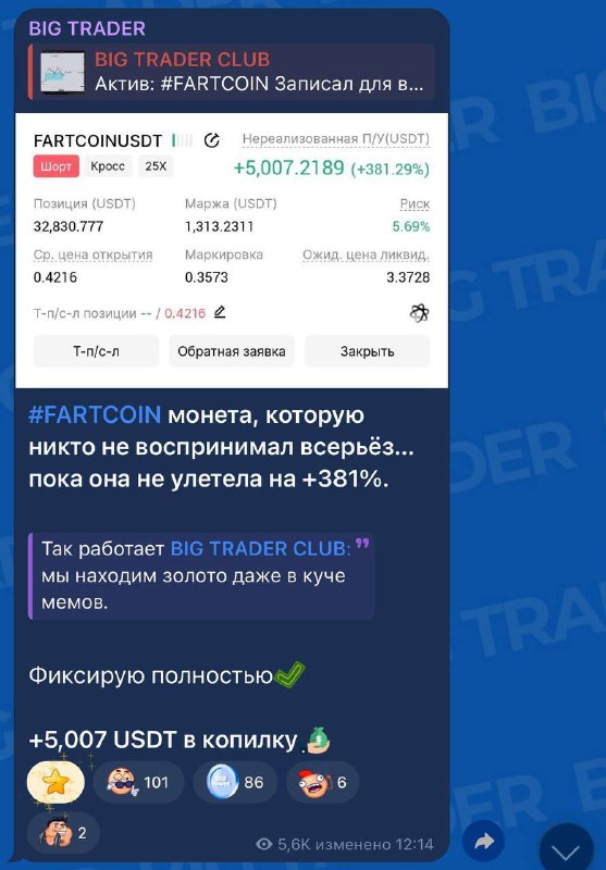 ❌ ХВАТИТ СЛИВАТЬ СВОЙ ДЕПОЗИТ НА ФЬЮЧЕРСАХ!
Дмитрий BIG TRADER заработал более 200.000$ за год по Л
