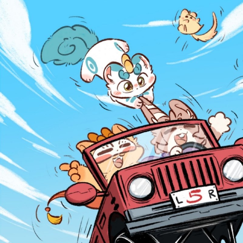 Путь к сердцам зрителей
Специальная иллюстрация к дунхуа "Мифические звери" (You Shou Yan) от режис