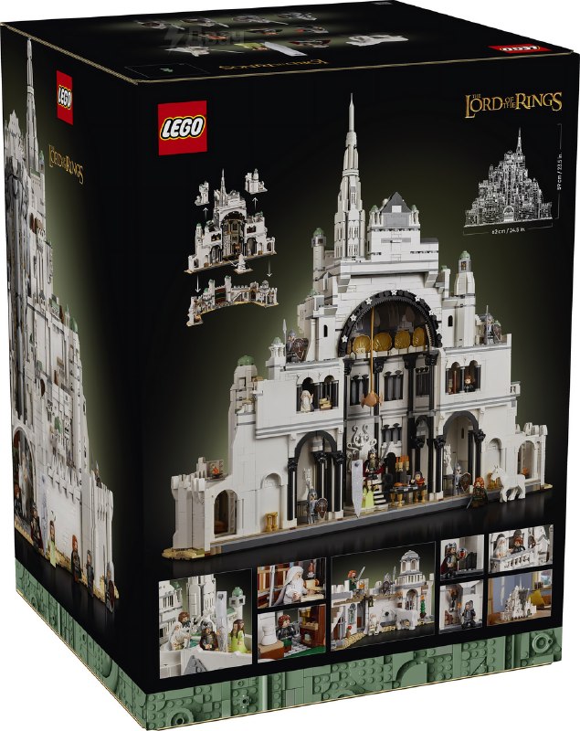 LEGO выкатили официальный анонс конструктора «Властелин колец: Минас Тирит» — самого масштабного и т