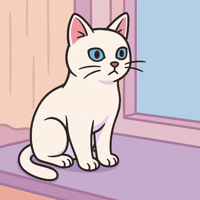 У многих белых кошек с голубыми глазами есть особеннос...