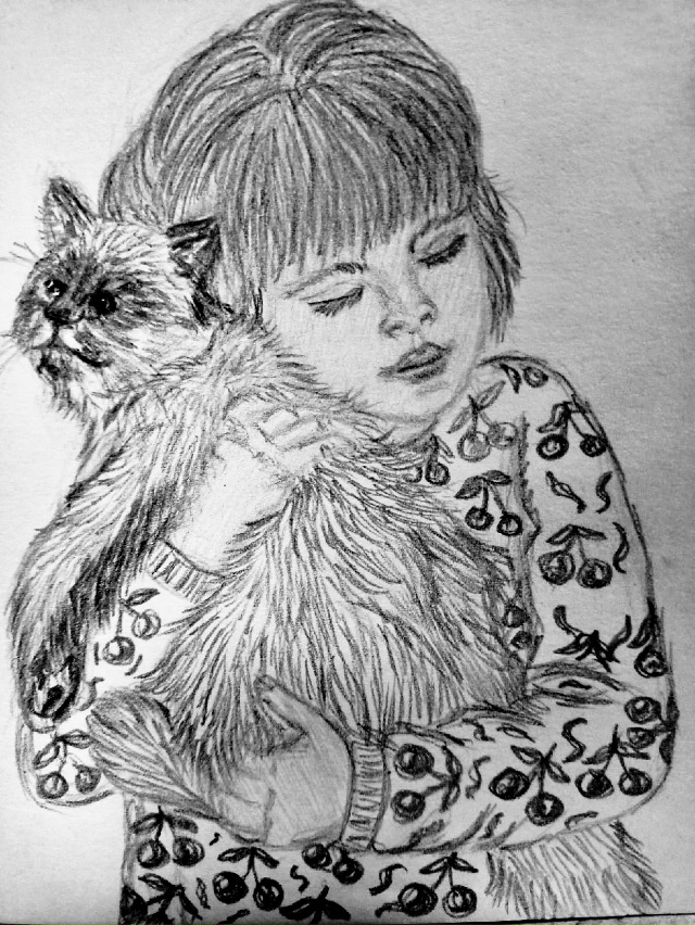 Нежность...
Простой карандаш📝