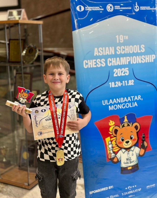 ♟ Юный шахматист из Балашихи завоевал «золото» первен...