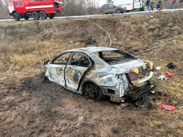 Сегодня в жутком ДТП на трассе Оренбург -Самара в Перев...