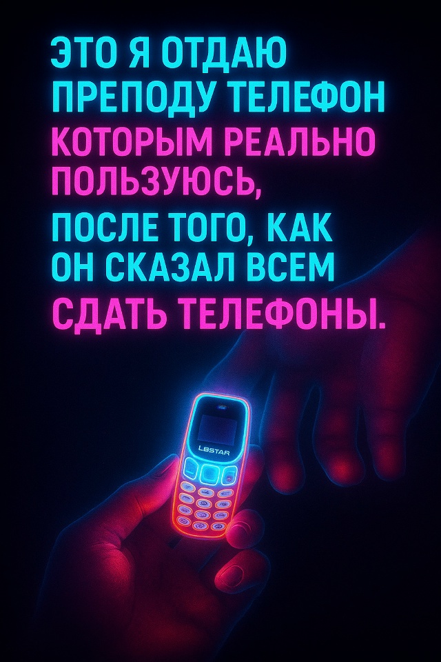 Когда у всего класса появились смартфоны, а я всё ещё х?...