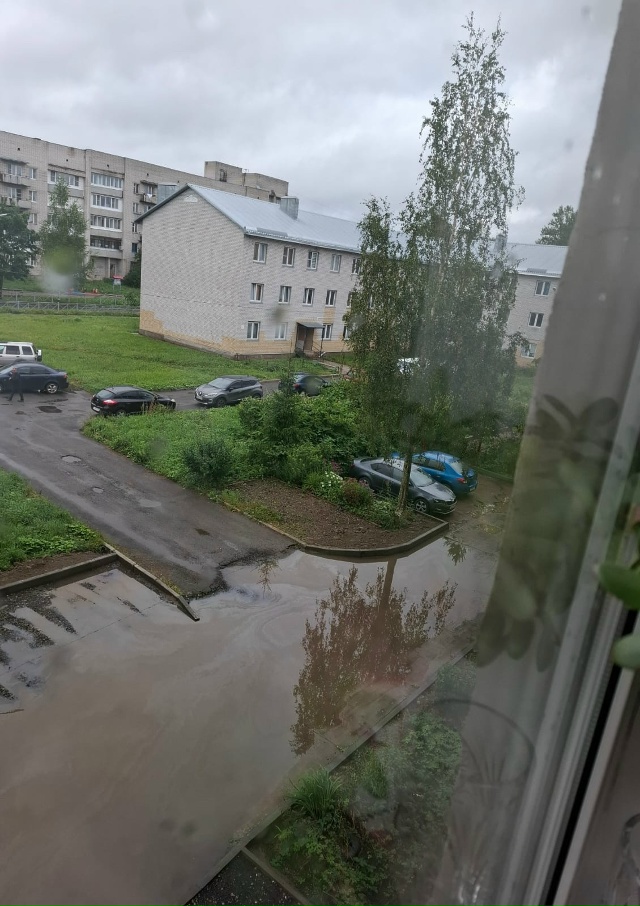 Борисогорское поле 14б. После дождей не уходила вода, а ?...