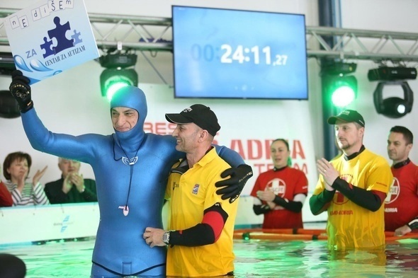 В Хорватии ныряльщик Будимир Шобат установил мировой ?...