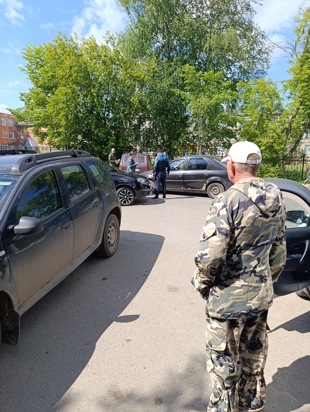 Дтп на против городской больницы. Вот, вроде, у нас в го?...