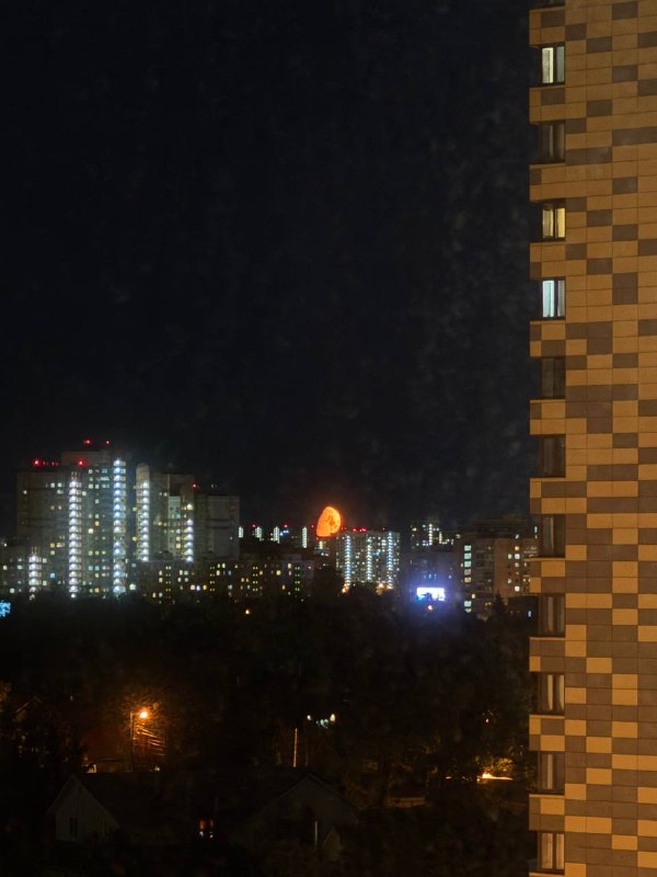 Над Москвой появилась гигантская СЫРНАЯ луна!
Красивое 😍