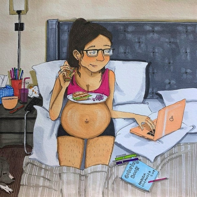 И дома девушки превращаются примерно в это 😅