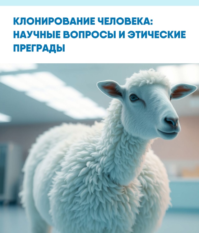 Клонирование человека — не только научная фантастика,...