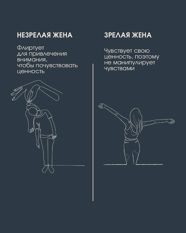 Это база и к мужчинам и к женщинам😉