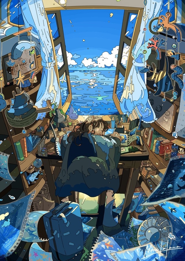#Art
💙🌊💙 от Nara_lalana