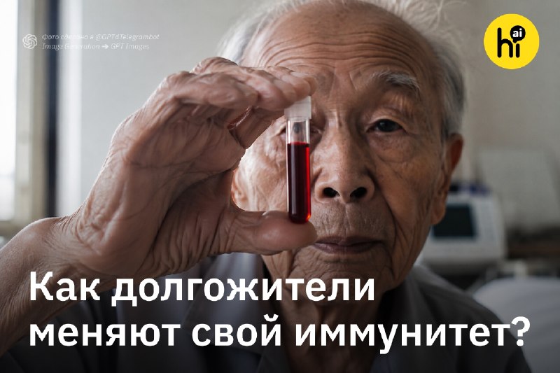 ⏳ После 100 лет у некоторых людей резко растет число редких иммунных клеток-киллеров
Японские учены