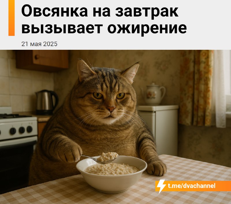 Овсянка на завтрак может привести к ожирению, выяснили эндокринологи
Если есть злаки с большим коли