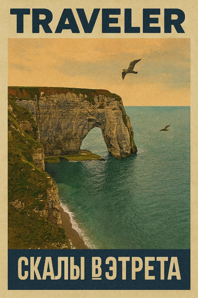 🌍 Скалы в Этрета — один из самых живописных уголков п?...