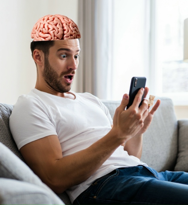 🧠 Кора начинает атрофироваться, извилины будто разгл?...