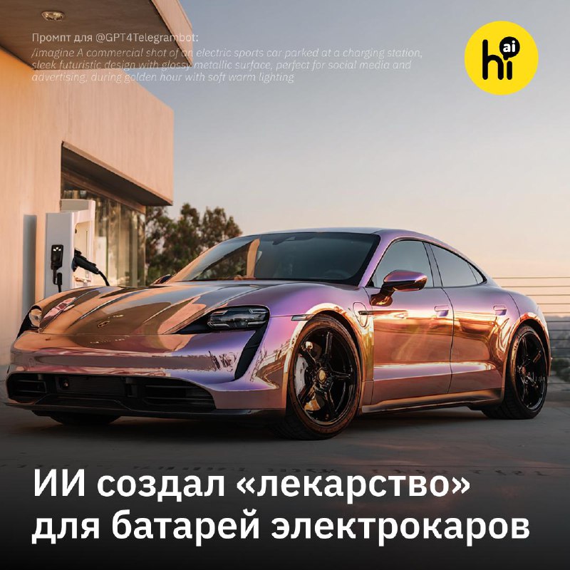 🔋 ИИ нашел способ «возрождать» отработанные аккумуляторы для электрокаров 
Китайские ученые изобрел
