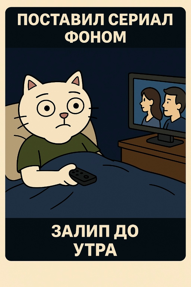 Планировал просто включить серию для компании во врем?...
