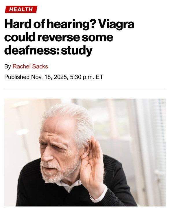 Учёные предложили лечить слух виагрой — у таблеток внезапно нашли такой побочный эффект.
Речь идёт