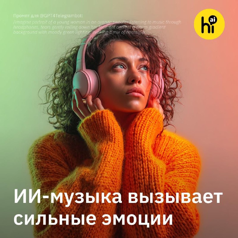 🎵 ИИ-музыка вызывает больше эмоций, чем написанная человеком
Исследователи обнаружили, что ИИ-музык