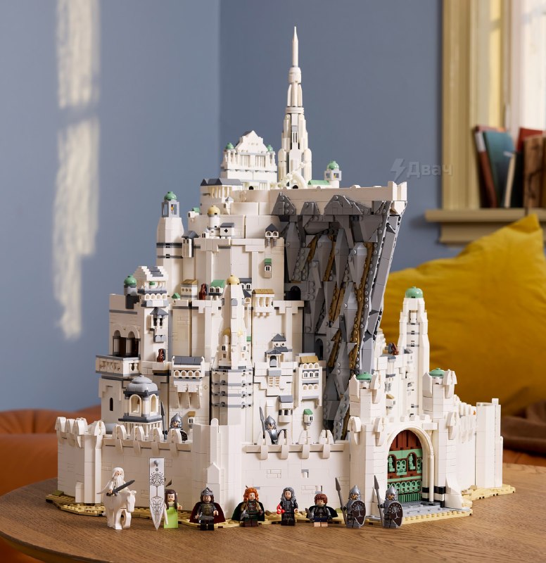 LEGO выкатили официальный анонс конструктора «Властелин колец: Минас Тирит» — самого масштабного и т