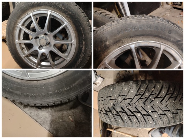 Продам зимние шины с дисками. Цена: 32 000р, 185/65/15 тел: 89677753...