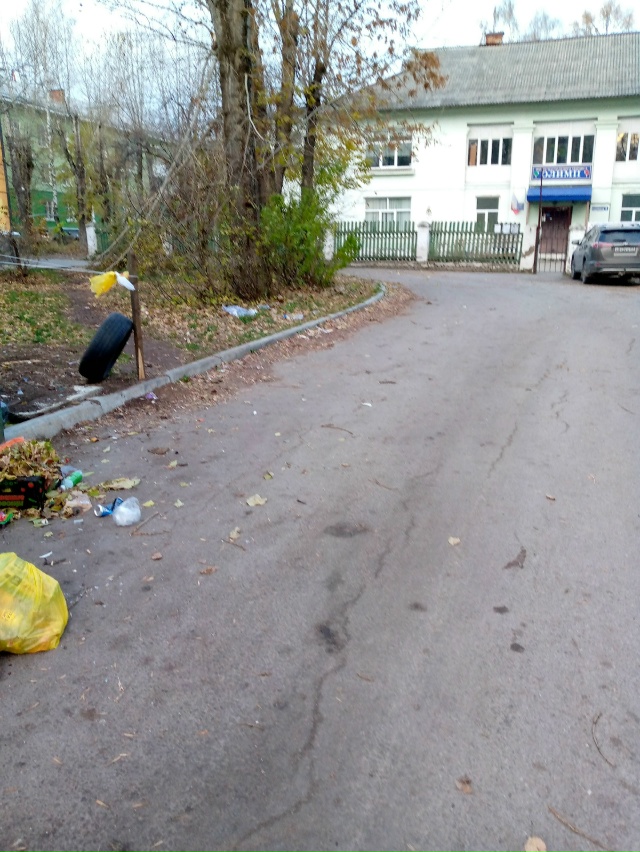 Безобразие на Худанина!Живём в помойке,неизвестно ког?...