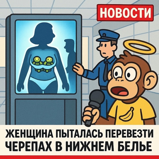 Безумные приколы
Служба безопасности аэропорта Майам?...