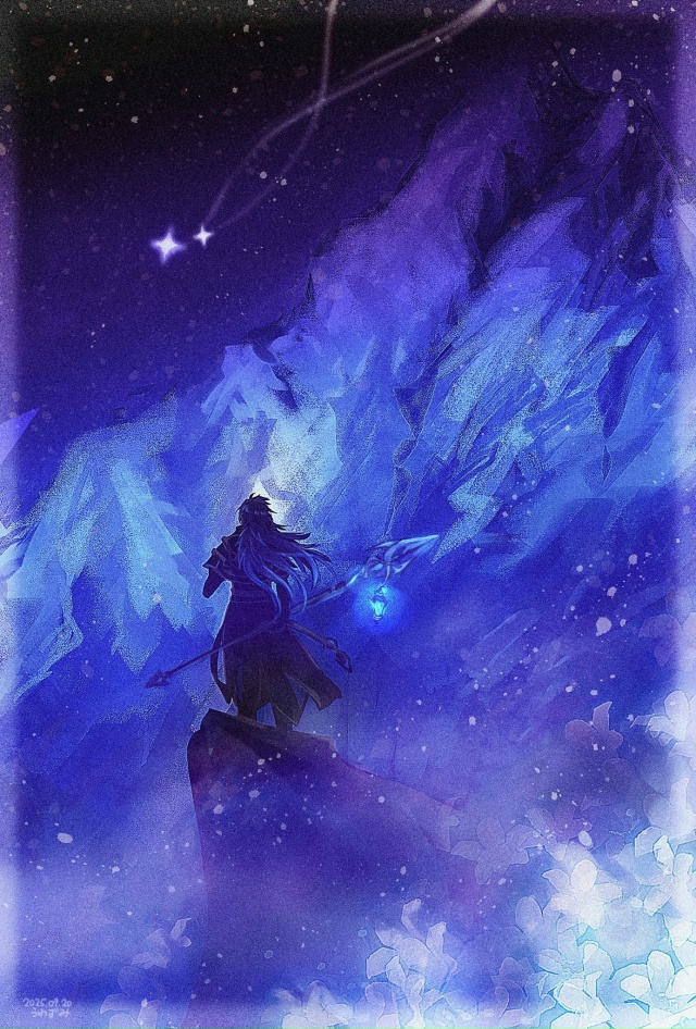 — Ночь – его время 🌠
✨ художник: uwazumi_yodomi ✨