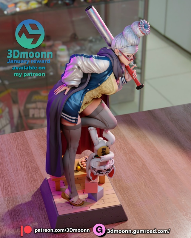 💋 3DMoon Studio презентуют аппетитную Сейко из «Дандадан».
...