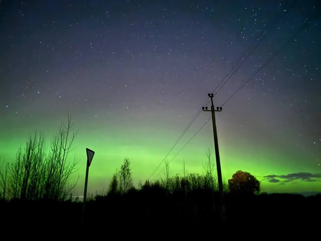Ярославскую область вновь накрыло Северное сияние ❤️