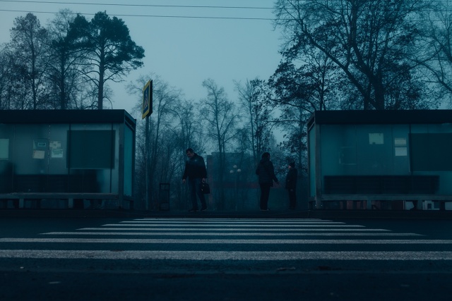 Ноябрьский туман на станции🖤