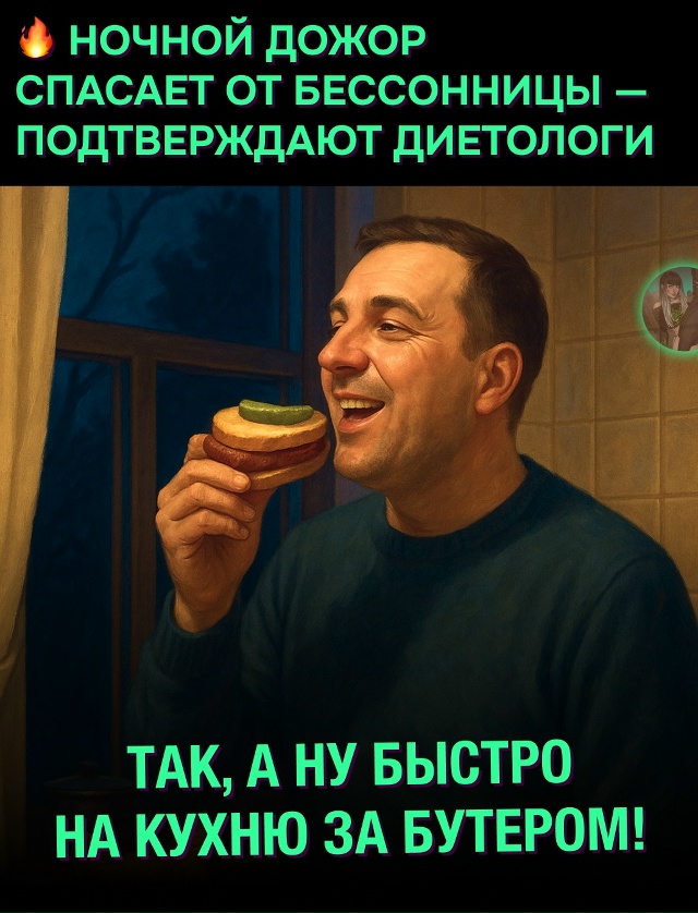 ☝ Один бутер с индейкой на ночь — и выспишься как млад?...