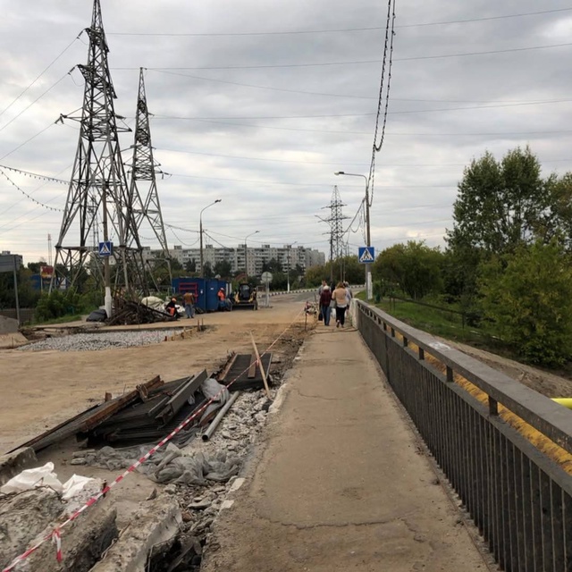 Взгляд в прошлое. 2019 г. ремонт Парковского моста