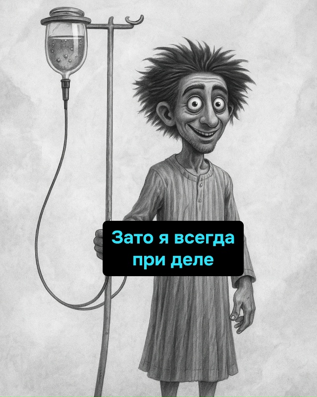 Зато не подвёл команду. Только себя, организм и нервную...