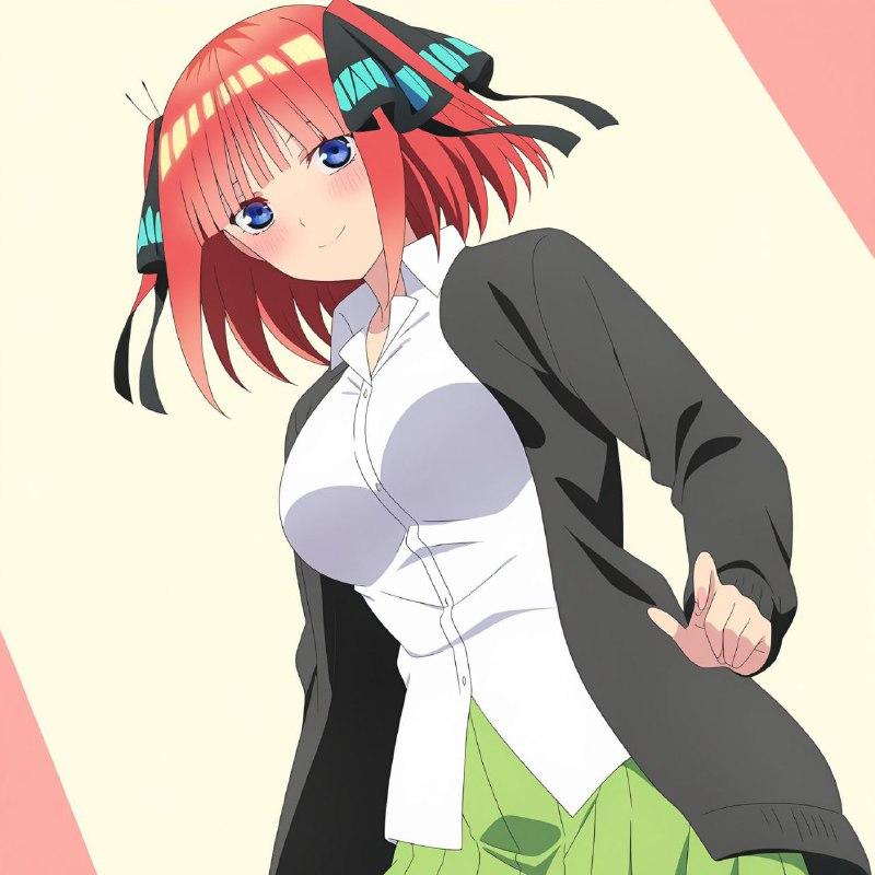 С пьедестала её не сдвинуть!
Нино Накано, одна из героинь аниме "Пять невест" (Gotoubun no Hanayom