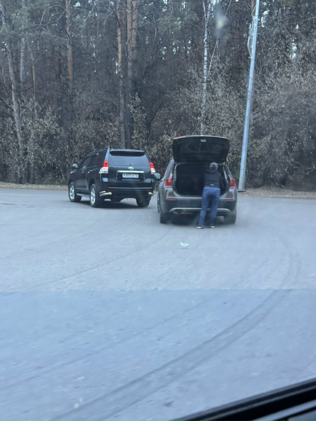 Виадук со стороны поселка ДТП