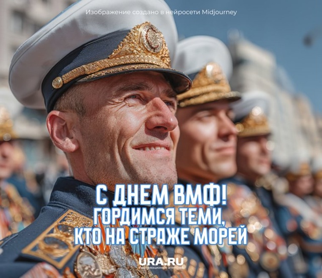 Поздравляем наших уважаемых моряков и служащих в ряда?...